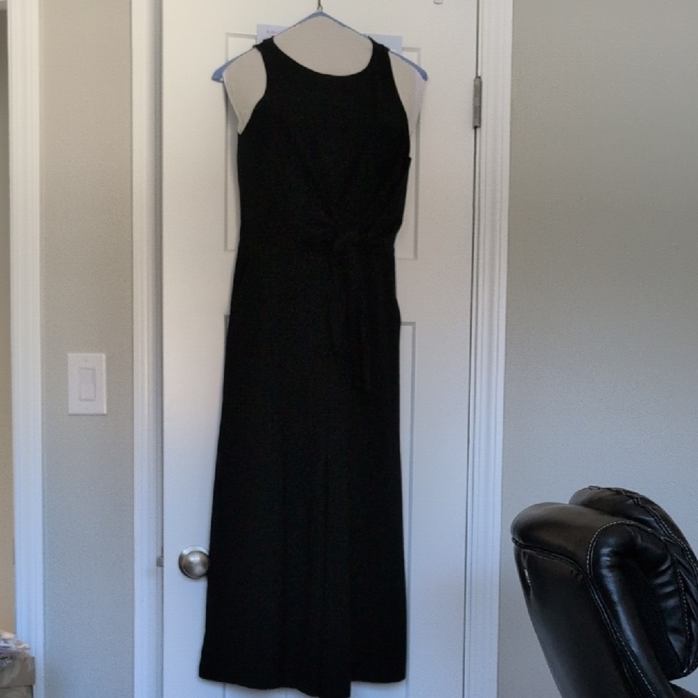 Lulu's Wide Leg Cropped Pantsuit